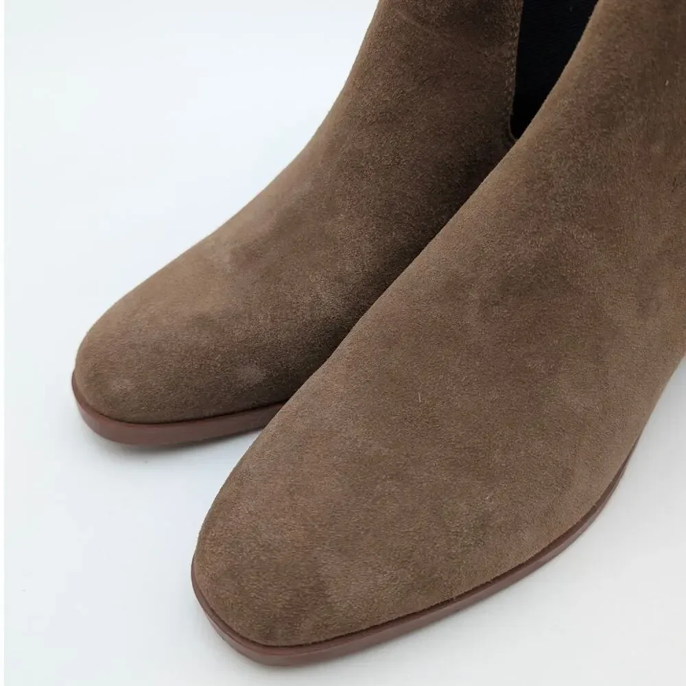 Steve Madden Rhiannon Chelsea Boots Women's Brown Suede Size US9.5M EU40